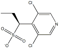 (S)-1-(3,5-dichloropyridin-4-yl)ethylmethanesulfonate Struktur