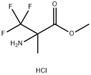 Methyl 2-amino-3,3,3-trifluoro-2-methyl-propionate hydrochloride Struktur