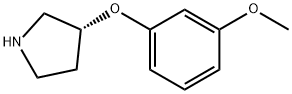 (R)-3-(3-methoxyphenoxy)pyrrolidine Struktur