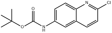 tert-butyl (2-chloroquinolin-6-yl)carbamate Struktur