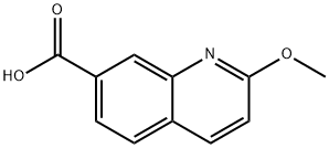 2-Methoxyquinoline-7-carboxylic acid Struktur