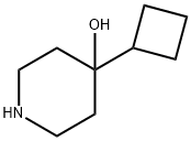 4-cyclobutyl-4-Piperidinol Struktur