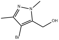 4-bromo-1,3-dimethyl-1H-Pyrazole-5-methanol Struktur