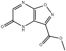 METHYL 5-HYDROXYISOXAZOLO[4,5-B]PYRAZINE-3-CARBOXYLATE Struktur