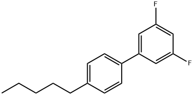 3,5-Difluoro-4'-pentyl-1,1'-biphenyl Struktur