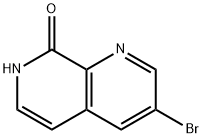 1,7-Naphthyridin-8(7H)-one, 3-bromo- Struktur