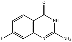 4(3H)-Quinazolinone, 2-amino-7-fluoro- Struktur