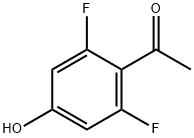 1-(2,6-Difluoro-4-hydroxyphenyl)ethanone Struktur