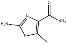 2-Amino-5-methylthiazole-4-carboxamide Struktur