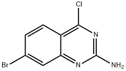 2-Quinazolinamine, 7-bromo-4-chloro- Struktur