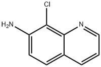 8-Chloroquinolin-7-amine Struktur