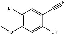 5-bromo-2-hydroxy-4-methoxybenzonitrile Struktur