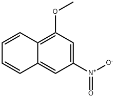 1-Methoxy-3-nitronaphthalene Struktur