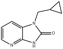 1-(cyclopropylmethyl)-1H,2H,3H-imidazo[4,5-b]pyridin-2-one Struktur