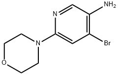 4-bromo-6-morpholinopyridin-3-amine hydrochloride Struktur