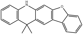 Benzofuro[3,2-b]acridine, 7,12-dihydro-12,12-dimethyl- Struktur