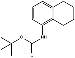 tert-butyl (5,6,7,8-tetrahydronaphthalen-1-yl)carbamate Struktur