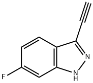 3-ethynyl-6-fluoro-1H-Indazole Struktur