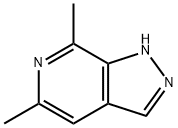 5,7-dimethyl-1H-Pyrazolo[3,4-c]pyridine Struktur