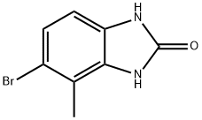 5-bromo-4-methyl-2,3-dihydro-1H-1,3-benzodiazol-2-one Struktur