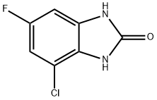 4-chloro-6-fluoro-2,3-dihydro-1H-1,3-benzodiazol-2-one Struktur