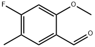 4-Fluoro-2-methoxy-5-methyl-benzaldehyde Struktur