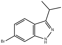 6-Bromo-3-isopropyl-1H-indazole Struktur