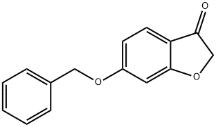 6-(benzyloxy)benzofuran-3(2H)-one Struktur