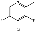 4-Chloro-3,5-difluoro-2-methylpyridine Struktur