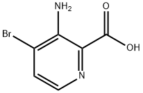 3-Amino-4-bromo-pyridine-2-carboxylic acid Struktur