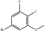 5-Bromo-3-fluoro-2-iodoanisole Struktur