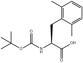 2-[(TERT-BUTOXY)CARBONYLAMINO]-3-(2,6-DIMETHYLPHENYL)PROPANOIC ACID Struktur