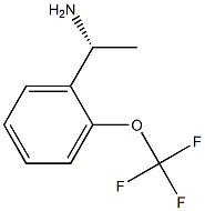 (1R)-1-[2-(TRIFLUOROMETHOXY)PHENYL]ETHYLAMINE Struktur