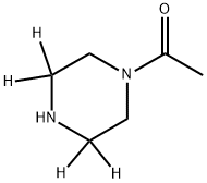 N-Acetylpiperazine-d4 Struktur