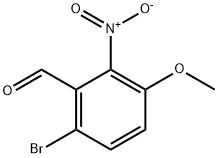 6-bromo-3-methoxy-2-nitrobenzaldehyde Struktur