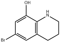 6-bromo-1,2,3,4-tetrahydroquinolin-8-ol Struktur