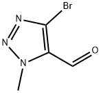 4-bromo-1-methyl-1H-1,2,3-Triazole-5-carboxaldehyde Struktur