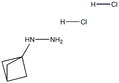 Bicyclo[1.1.1]pentan-1-ylhydrazinedihydrochloride Struktur