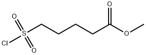 5-(Chlorosulfonyl)pentanoic acid methyl ester Struktur