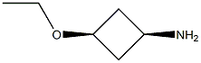 cis-3-ethoxycyclobutan-1-amine Struktur