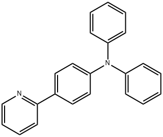 N,N-Diphenyl-4-(pyridin-2-yl)aniline Struktur