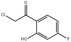 2-Chloro-1-(4-fluoro-2-hydroxyphenyl)ethanone Struktur