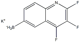 Potassium trifluoro(quinolin-6-yl)borate Struktur