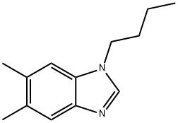 1-butyl-5,6-dimethyl-1H-benzimidazole Struktur