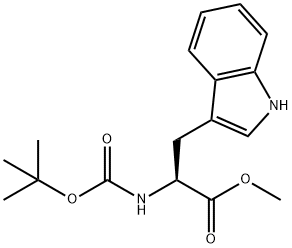 N-Boc-tryptophan methyl ester Struktur