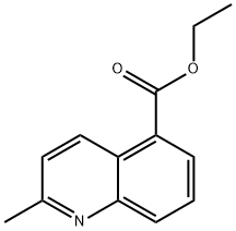 Ethyl 2-methylquinoline-5-carboxylate Struktur