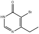 5-bromo-6-ethylpyrimidin-4-ol Struktur