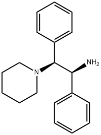 (1S,2S)-1,2-diphenyl-1-Piperidineethanamine Struktur