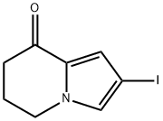 2-iodo-6,7-dihydroindolizin-8(5H)-one Struktur