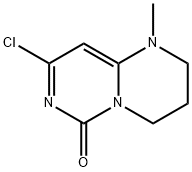 8-chloro-1-methyl-1,2,3,4-tetrahydropyrimido[1,6-a]pyrimidin-6-one Struktur